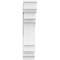 Ekena Millwork Standard Merced Architectural Grade PVC Bracket with Traditional Ends, 5"W x 20"D x 26"H BKTP05X20X26MRC01 - alternate 4